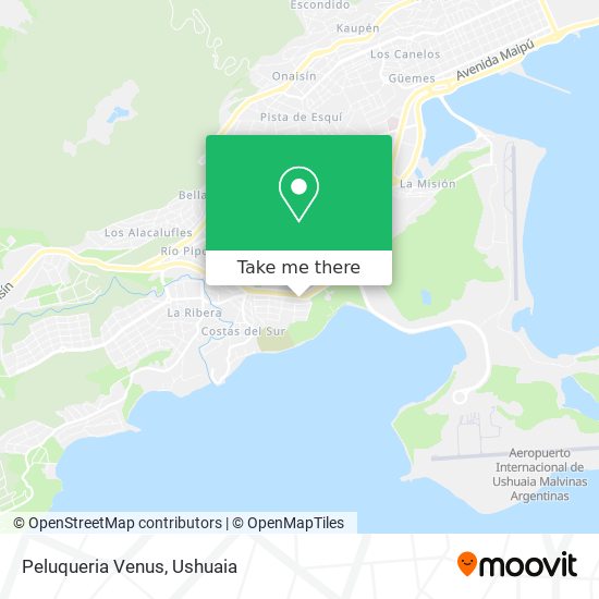 Mapa de Peluqueria Venus