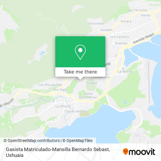 Mapa de Gasista Matriculado-Mansilla Bernardo Sebast