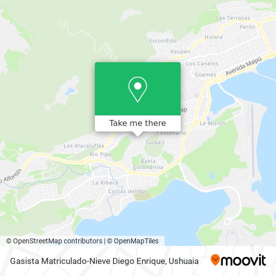 Gasista Matriculado-Nieve Diego Enrique map