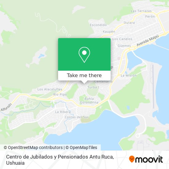 Centro de Jubilados y Pensionados Antu Ruca map