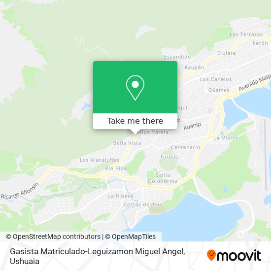 Gasista Matriculado-Leguizamon Miguel Angel map