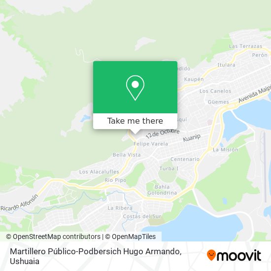 Mapa de Martillero Público-Podbersich Hugo Armando