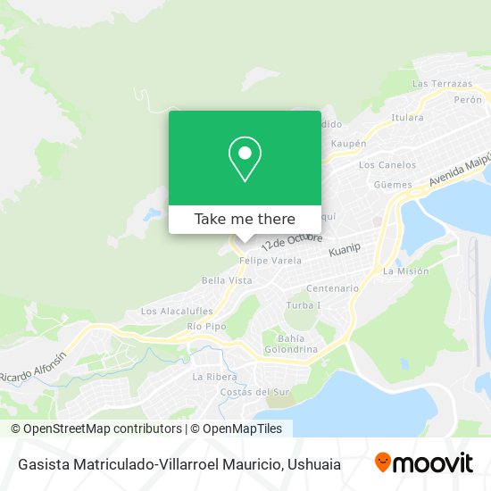 Mapa de Gasista Matriculado-Villarroel Mauricio