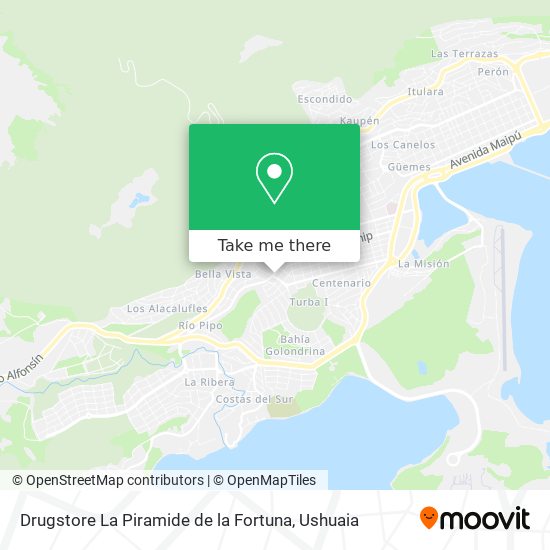 Mapa de Drugstore La Piramide de la Fortuna