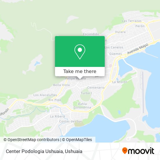 Center Podologia Ushuaia map