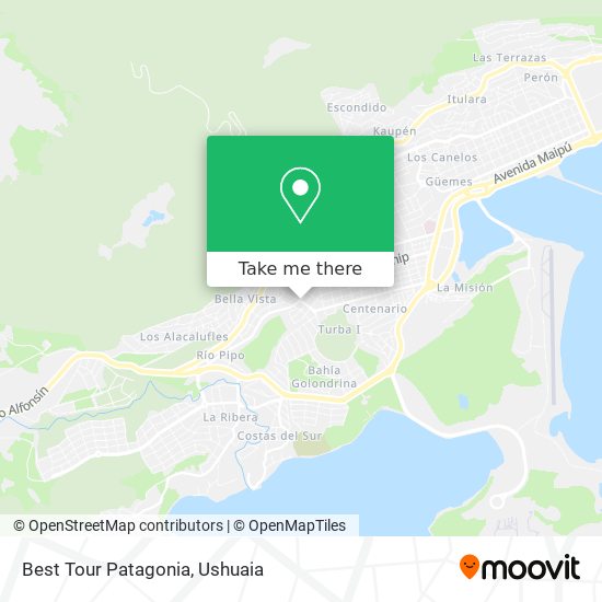 Best Tour Patagonia map