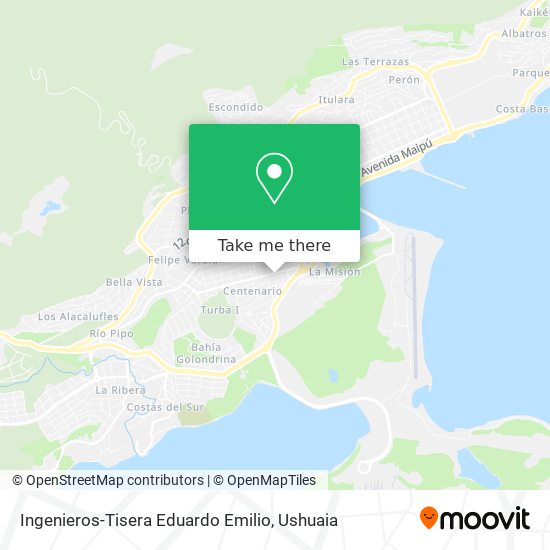 Ingenieros-Tisera Eduardo Emilio map