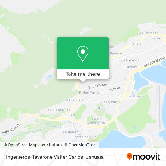 Ingenieros-Tavarone Valter Carlos map