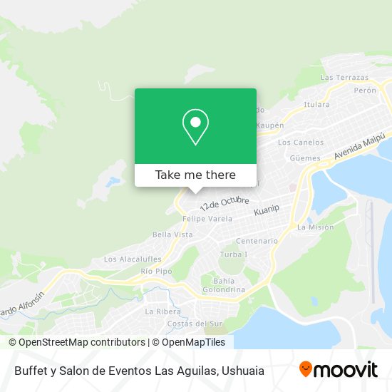 Buffet y Salon de Eventos Las Aguilas map