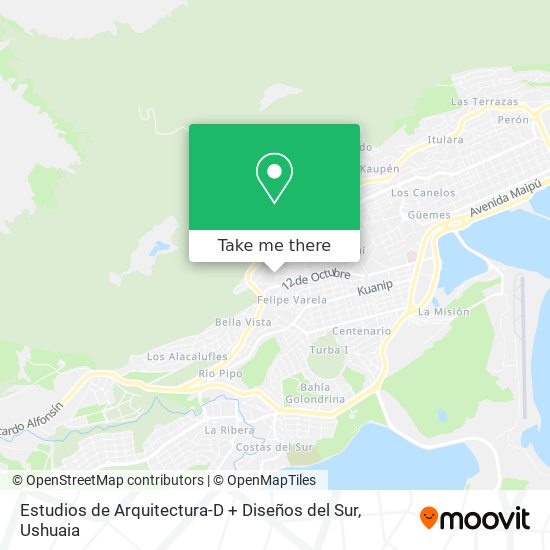 Estudios de Arquitectura-D + Diseños del Sur map