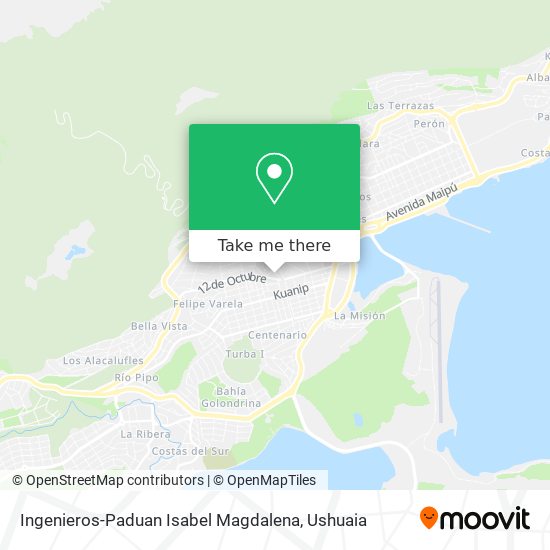 Ingenieros-Paduan Isabel Magdalena map