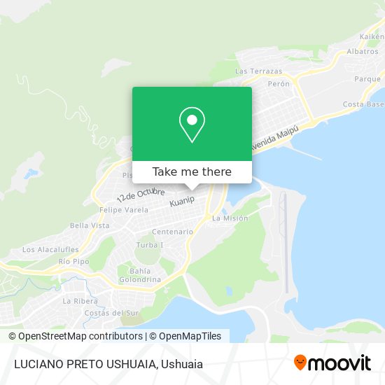 Mapa de LUCIANO PRETO USHUAIA