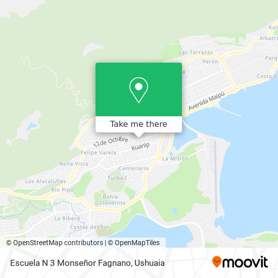 Escuela N 3 Monseñor Fagnano map