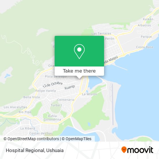 Mapa de Hospital Regional