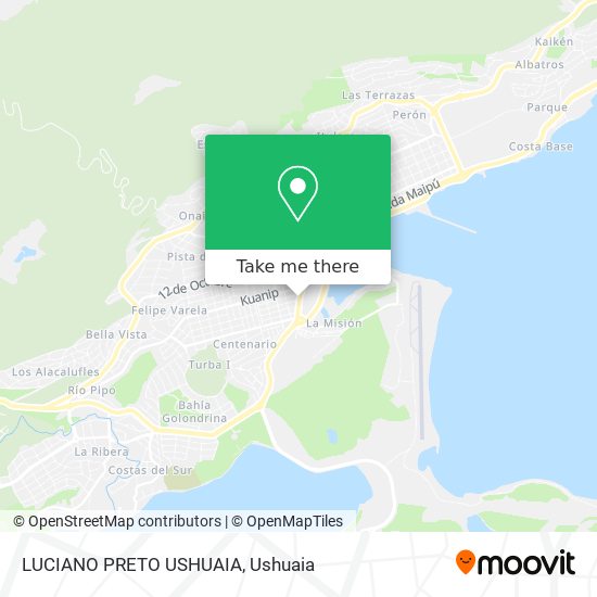 Mapa de LUCIANO PRETO USHUAIA