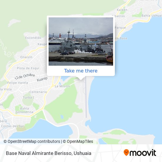 Mapa de Base Naval Almirante Berisso