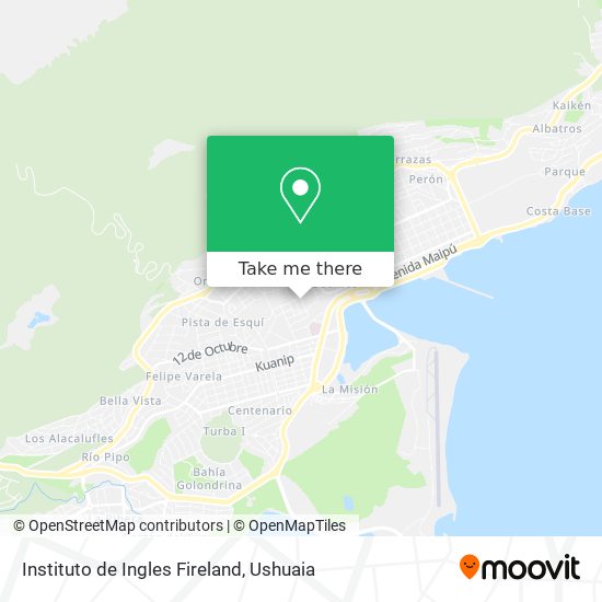Instituto de Ingles Fireland map