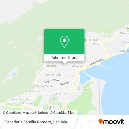 Panadería Familia Romero map