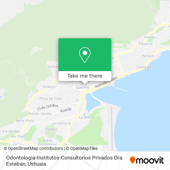 Odontologia-Institutos-Consultorios Privados Dra. Esteban map