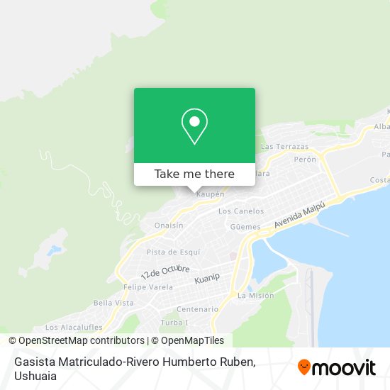 Mapa de Gasista Matriculado-Rivero Humberto Ruben