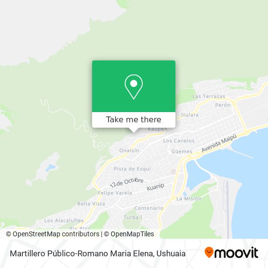 Mapa de Martillero Público-Romano Maria Elena