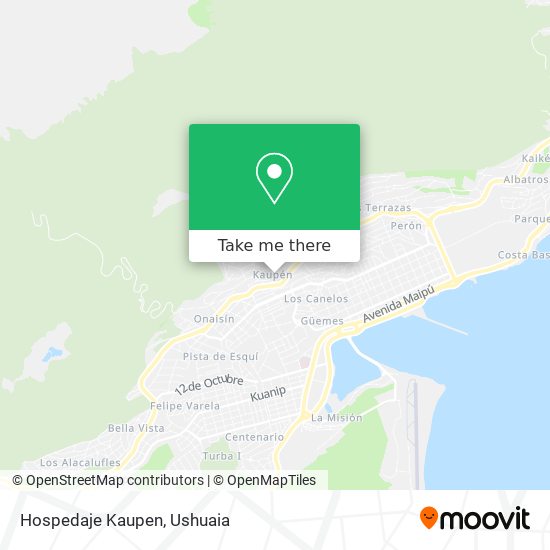 Hospedaje Kaupen map