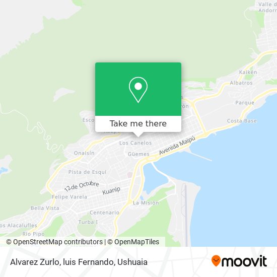 Alvarez Zurlo, luis Fernando map