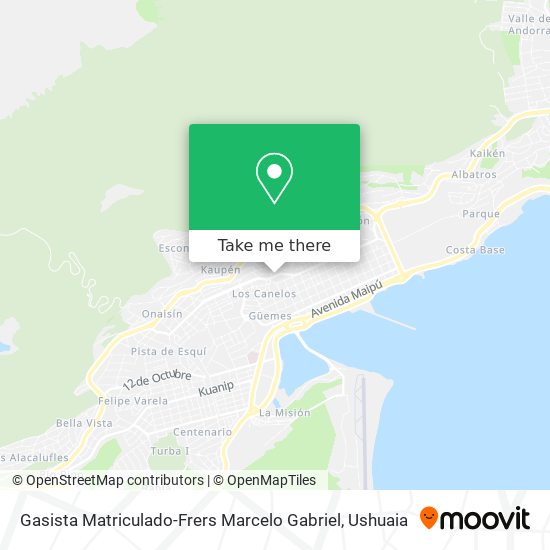 Mapa de Gasista Matriculado-Frers Marcelo Gabriel