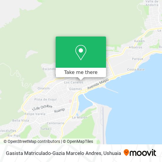 Gasista Matriculado-Gazia Marcelo Andres map