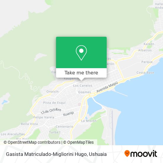 Gasista Matriculado-Migliorini Hugo map