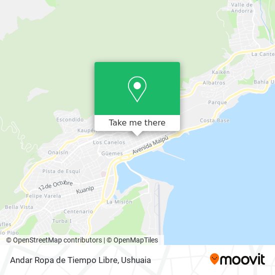 Andar Ropa de Tiempo Libre map