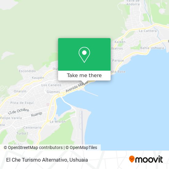 El Che Turismo Alternativo map