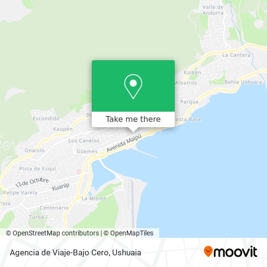 Agencia de Viaje-Bajo Cero map
