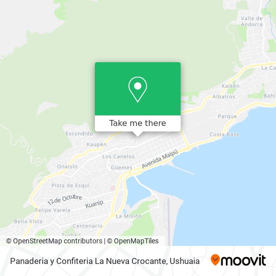 Mapa de Panaderia y Confiteria La Nueva Crocante