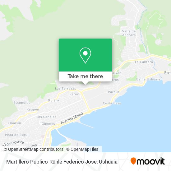 Mapa de Martillero Público-Rühle Federico Jose