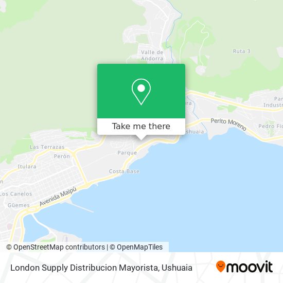 Mapa de London Supply Distribucion Mayorista