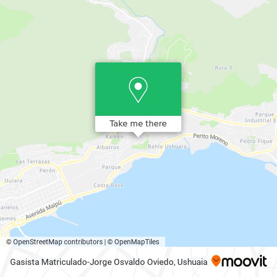 Mapa de Gasista Matriculado-Jorge Osvaldo Oviedo