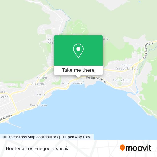 Mapa de Hostería Los Fuegos