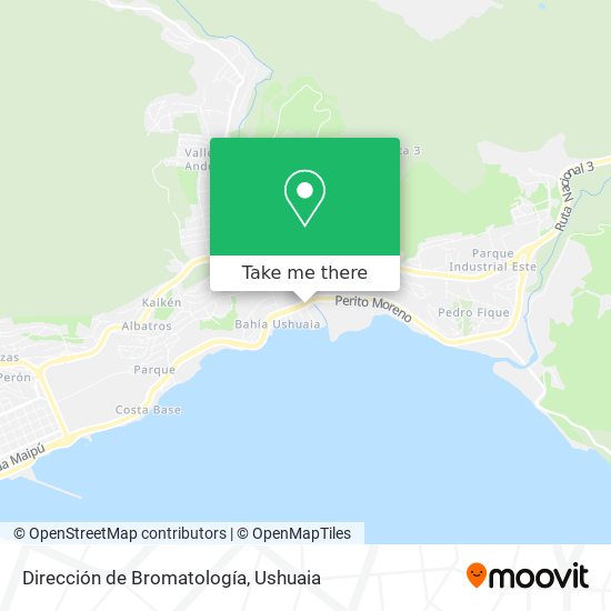 Mapa de Dirección de Bromatología