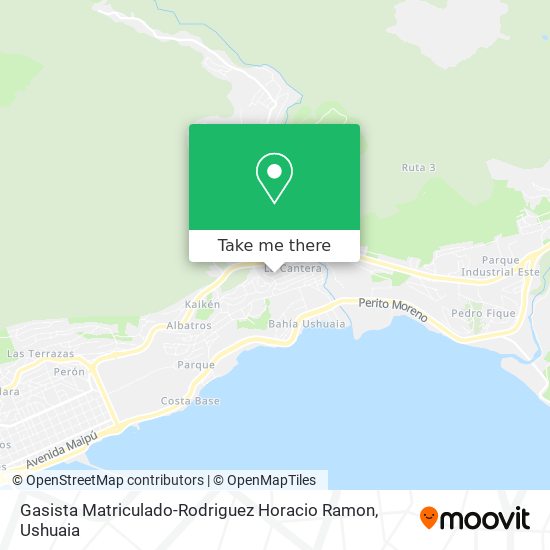 Mapa de Gasista Matriculado-Rodriguez Horacio Ramon