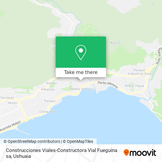Construcciones Viales-Constructora Vial Fueguina sa map