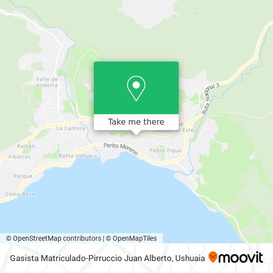 Gasista Matriculado-Pirruccio Juan Alberto map
