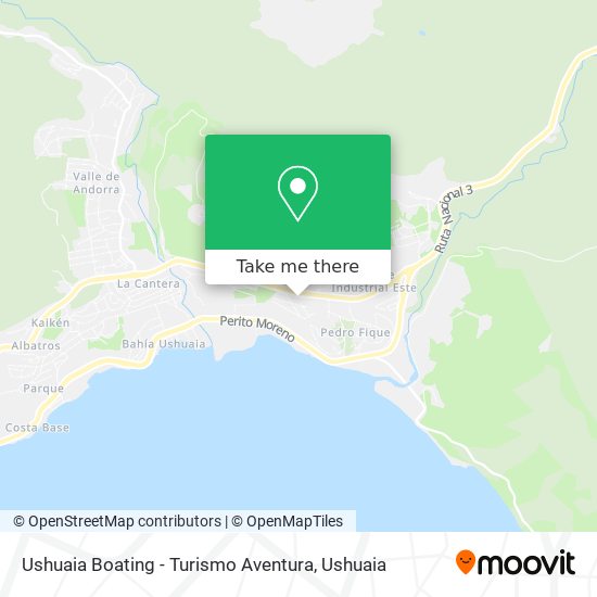Ushuaia Boating - Turismo Aventura map