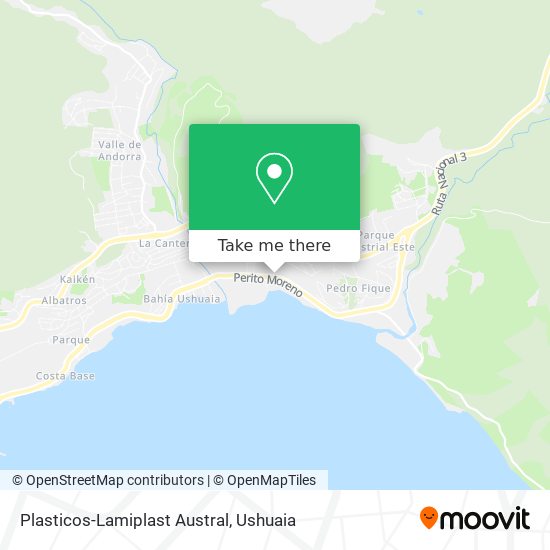 Plasticos-Lamiplast Austral map