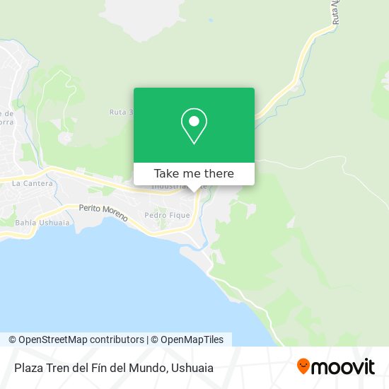 Mapa de Plaza Tren del Fín del Mundo