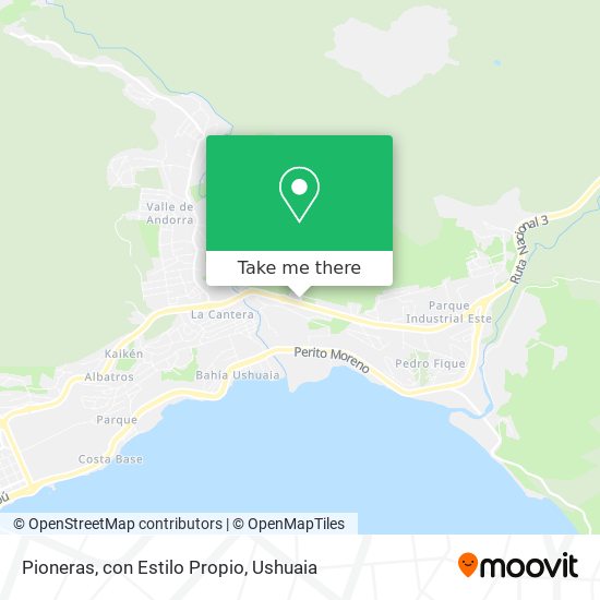 Pioneras, con Estilo Propio map