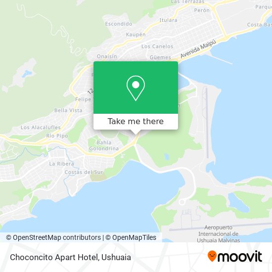 Choconcito Apart Hotel map