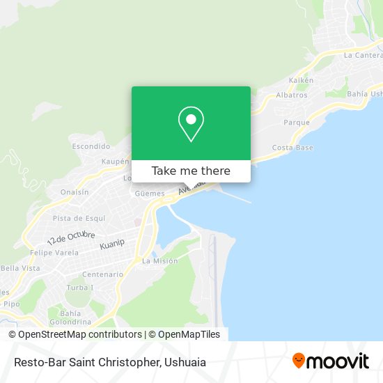 Resto-Bar Saint Christopher map