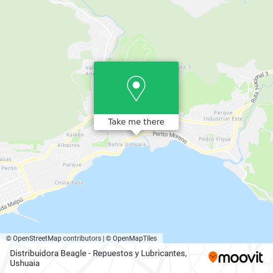 Distribuidora Beagle - Repuestos y Lubricantes map