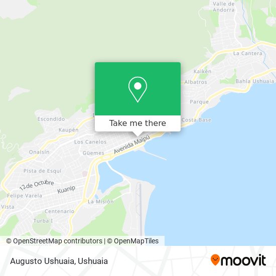 Augusto Ushuaia map